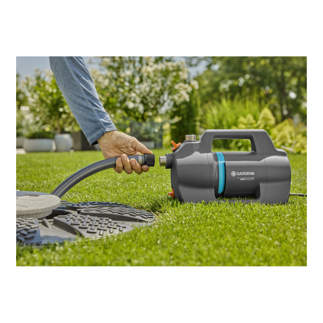 Gardena Gartenpumpe 4300 Silent