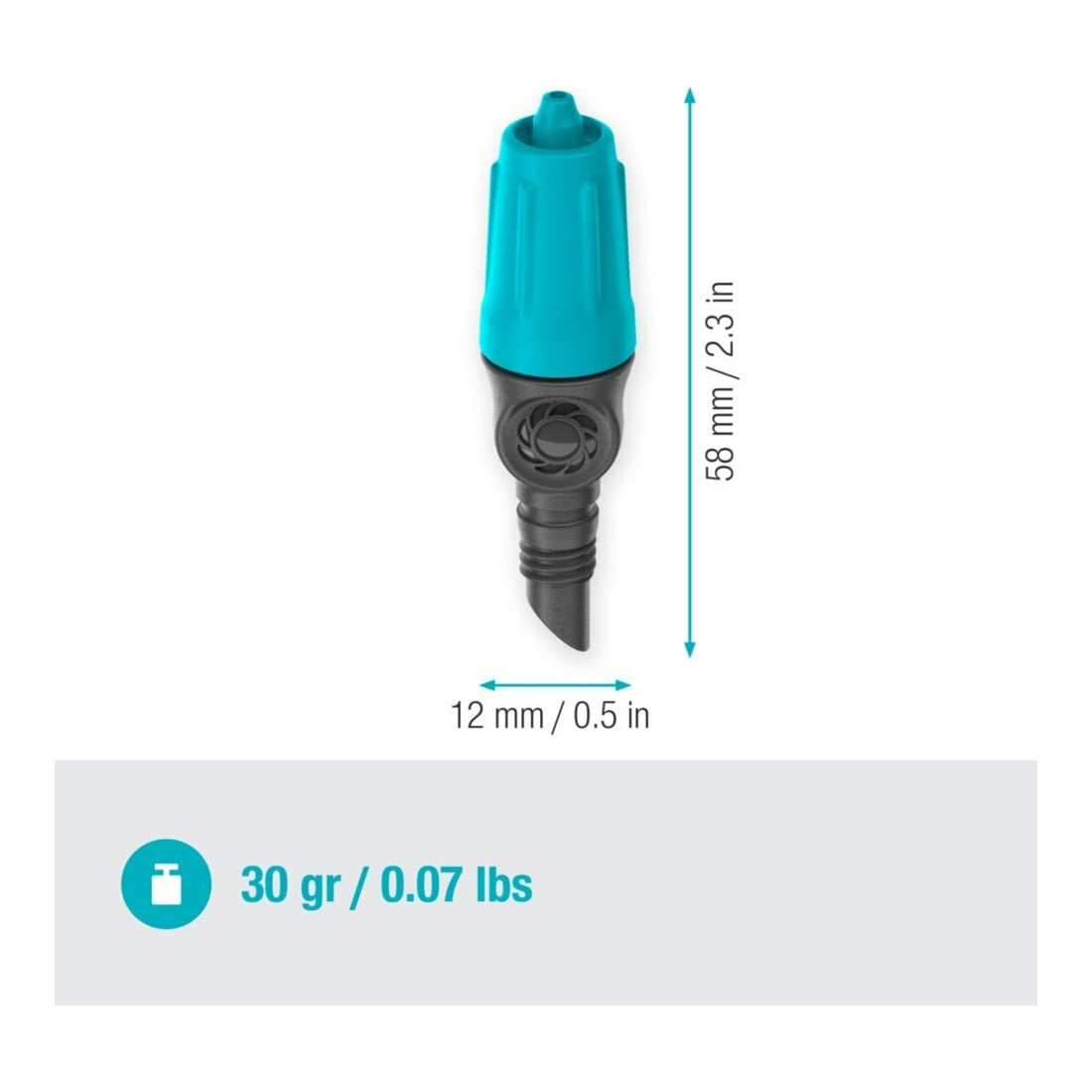 Gardena Goutteur réglable 0-15 l/h MDS Contenu : 10 pièces