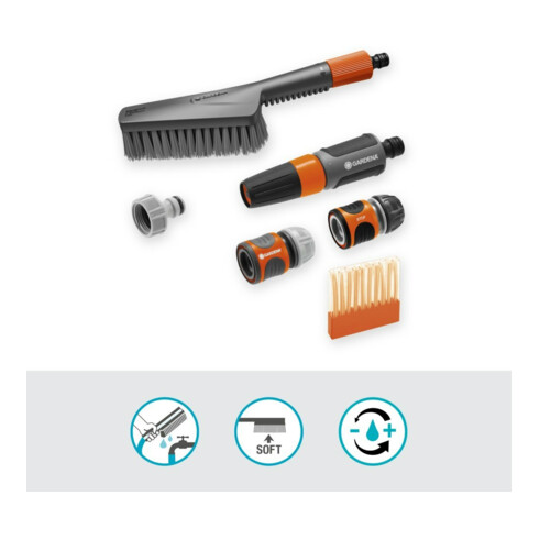 Gardena Grundausstattung S soft Cleansystem 18862-20