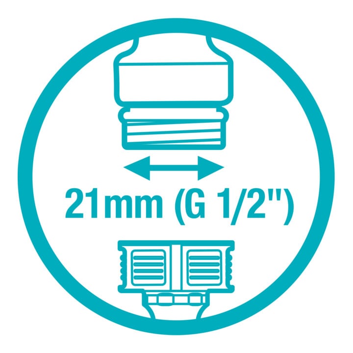 GARDENA Hahnverbinder 21mm (G 1/2")