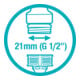 GARDENA Hahnverbinder 21mm (G 1/2")