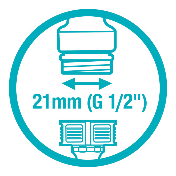 GARDENA Hahnverbinder 21mm (G 1/2")