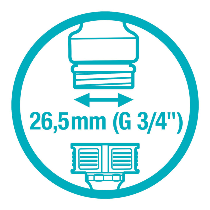 GARDENA Hahnverbinder 26,5mm (G 3/4")