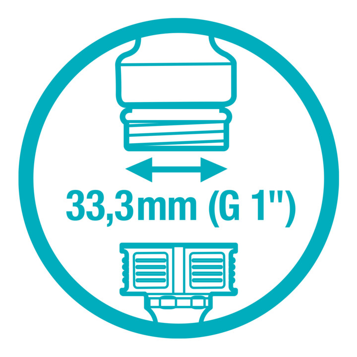 Gardena Hahnverbinder 33,3mm (G 1")