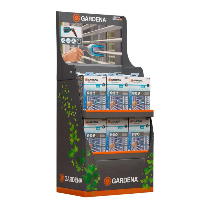 GARDENA Jalousienbürste Cleansystem Display 18850-90
