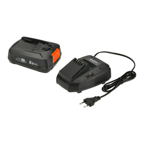 Gardena Kit de démarrage P4A PBA 18V/45 2,5 Ah + AL 1830CV