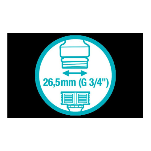 Gardena Kit de raccordement, Contient 2x18201, 1x18215 SB