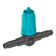 Gardena Micro-Drip-System Regulierbarer Reihentropfer 0-15 l/h - Inhalt: 10 Reihentropfer, 1 Verschlusskappe