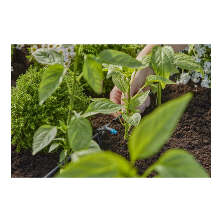 Gardena Micro-Drip-System Reihentropfer 2 l/h - Inhalt: 10 Reihentropfer, 1 Verschlusskappe, 1 Reinigungsnadel