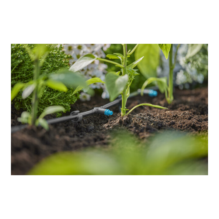 Gardena Micro-Drip-System Reihentropfer 2 l/h - Inhalt: 10 Reihentropfer, 1 Verschlusskappe, 1 Reinigungsnadel