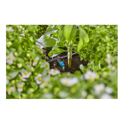 Gardena Micro-Drip-System Reihentropfer 2 l/h - Inhalt: 10 Reihentropfer, 1 Verschlusskappe, 1 Reinigungsnadel