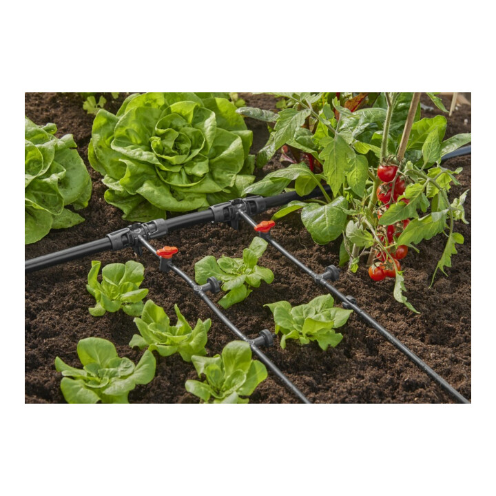 Gardena Micro-Drip-System Reihentropfer druckausgleichend 2 l/h - Inhalt: 10 Reihentropfer, 1 Verschlusskappe