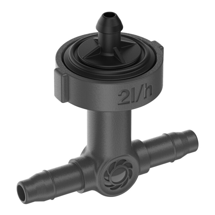 Gardena Micro-Drip-System Reihentropfer druckausgleichend 2 l/h - Inhalt: 10 Reihentropfer, 1 Verschlusskappe