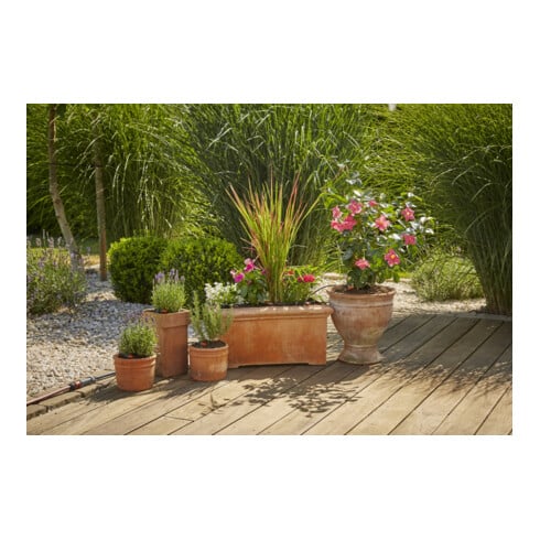 GARDENA Micro-Drip-System Start-Set Pflanztöpfe M