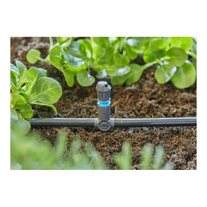 Gardena Micro-Drip-System T-Stück für Sprühdüsen/Endtropfer 4,6 mm (3/16") - Inhalt: 5 T-Stücke, 1 Verschlusskappe