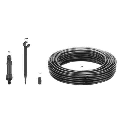 Gardena Micro-Drip-System Tropfbewässerung Set Hecke/Sträucher (25 m)