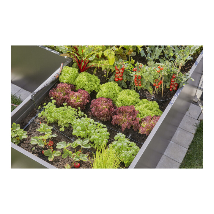 Gardena Micro-Drip-System Tropfbewässerung Set Hochbeet/Beet (35 Pflanzen)