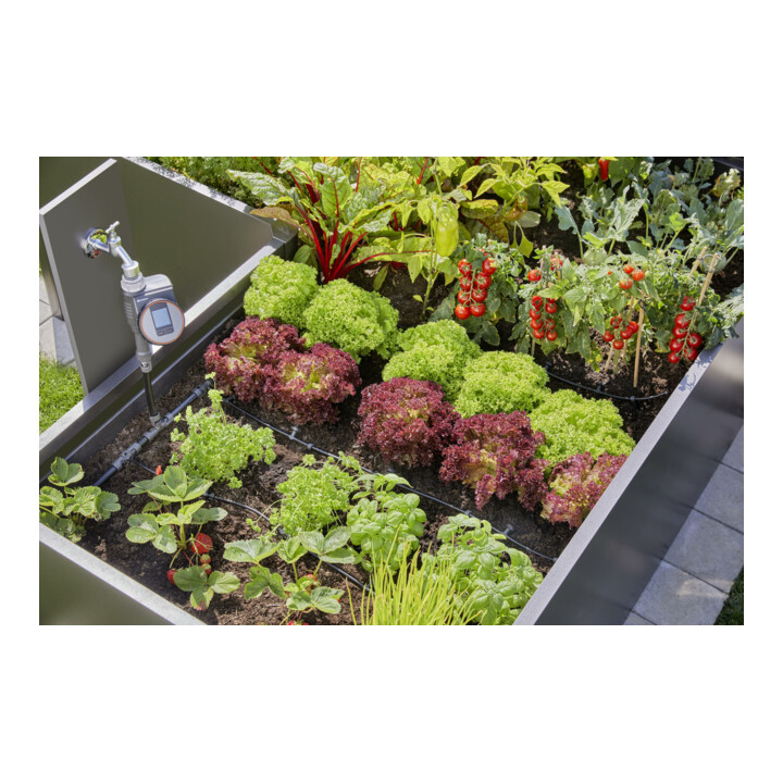 Gardena Micro-Drip-System Tropfbewässerung Set Hochbeet/Beet (35 Pflanzen)