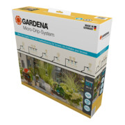 Gardena Micro-Drip-System Tropfbewässerung Set Terrasse (30 Pflanzen)