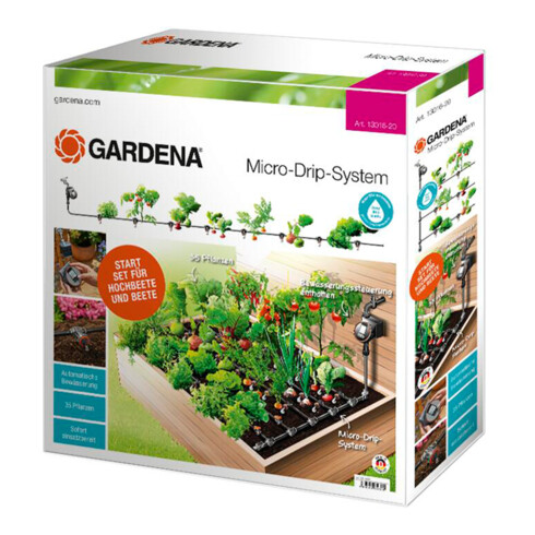 GARDENA Micro-Drip-System Tropfbewässerungsset Beet automatic