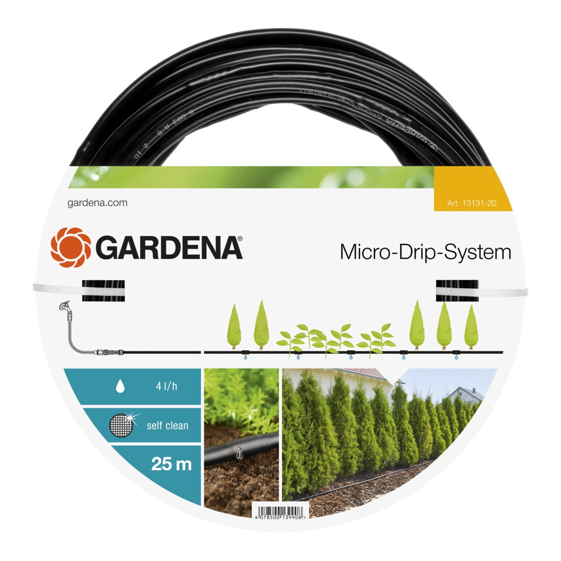 GARDENA Micro-Drip-System Tropfrohr 4L, 25m