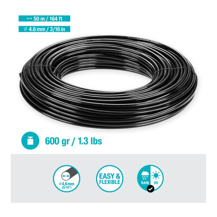 GARDENA Micro-Drip-System Verteilerrohr 4,6 mm (3/16"), 50 m Rolle