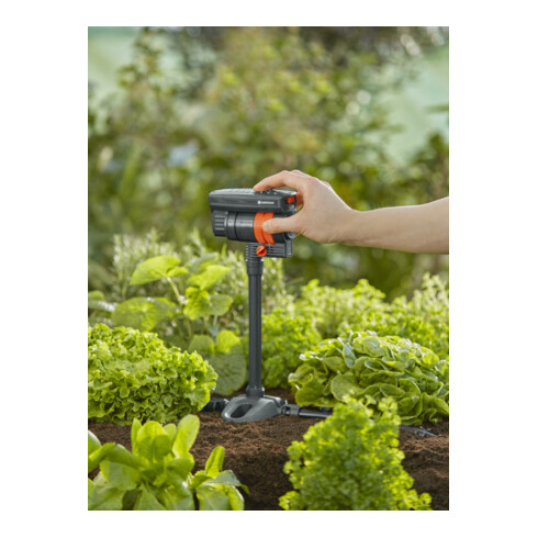 Gardena Micro-Drip-System Viereckregner OS 90 - Inhalt: 1 Viereckregner, 1 Verschlusskappe