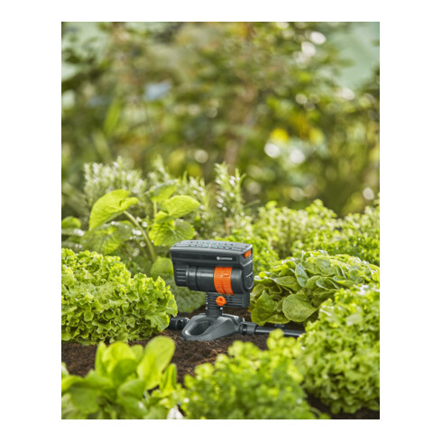Gardena Micro-Drip-System Viereckregner OS 90 - Inhalt: 1 Viereckregner, 1 Verschlusskappe