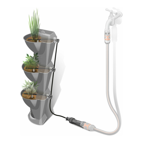GARDENA NatureUp ! Kit d'arrosage coin robinet