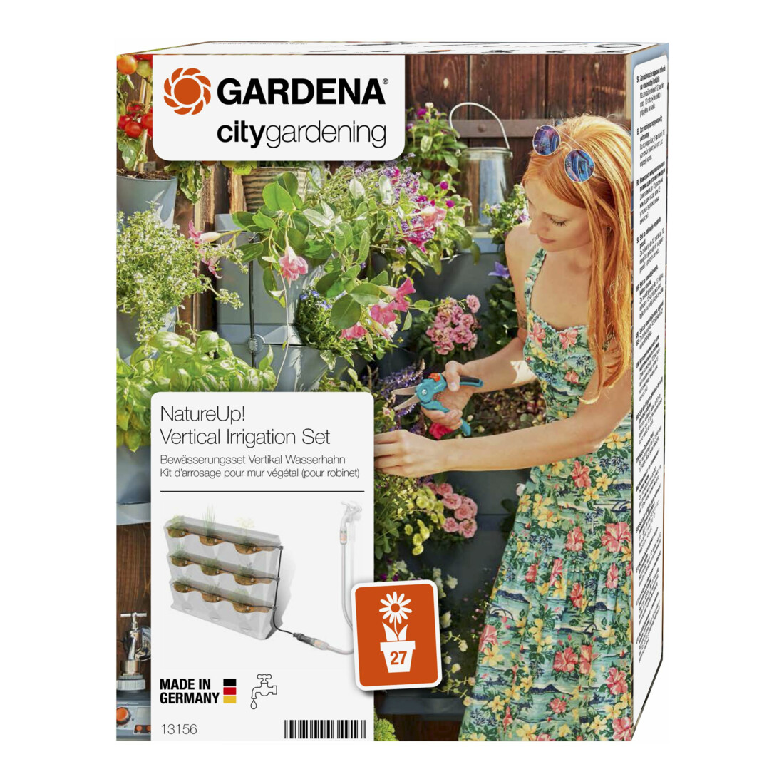 GARDENA NatureUp ! Kit d'arrosage robinet vertical
