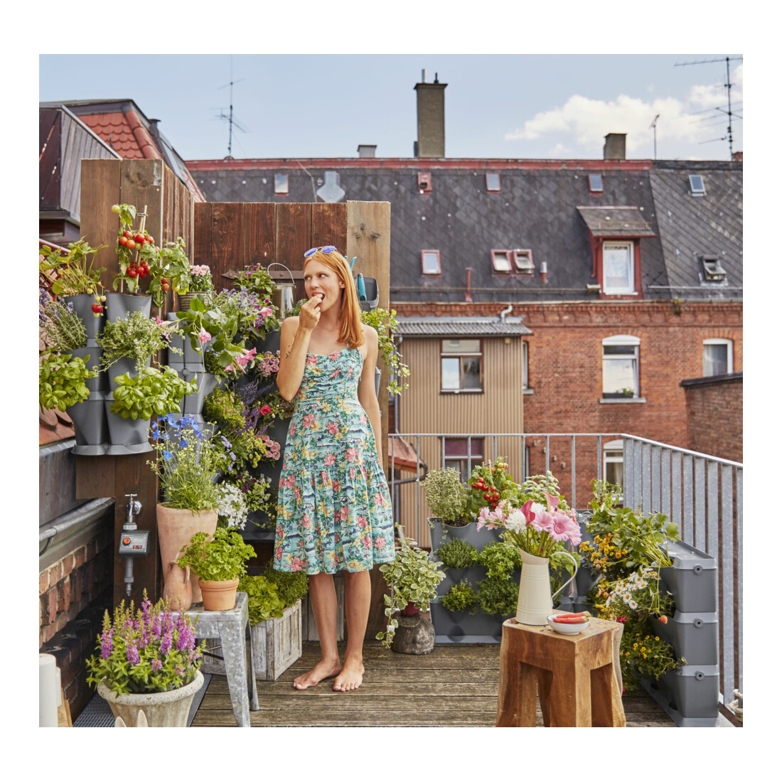GARDENA NatureUp ! Kit d'arrosage robinet vertical