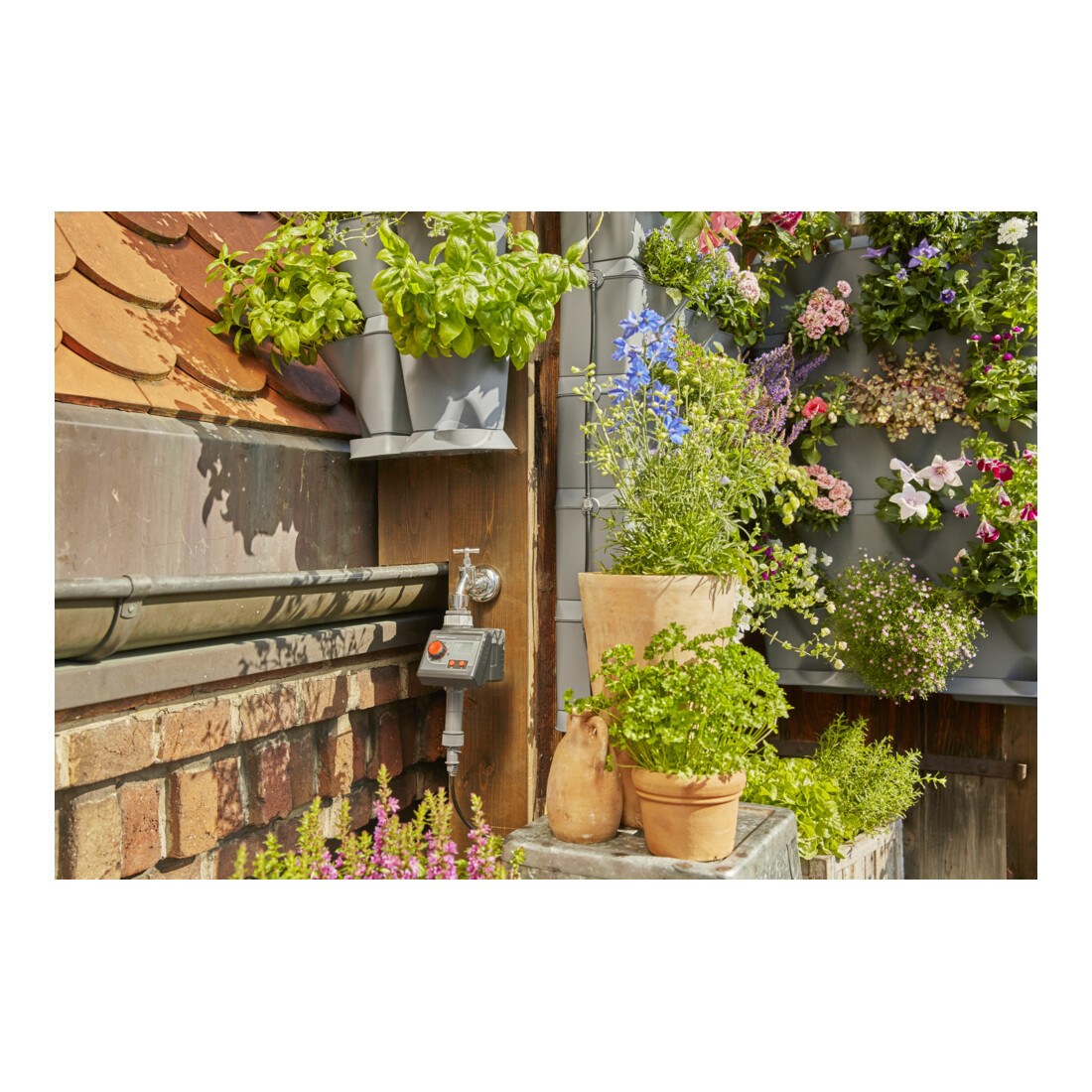 GARDENA NatureUp ! Kit d'arrosage robinet vertical