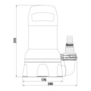 Gardena Pompe submersible eau claire 11000-2