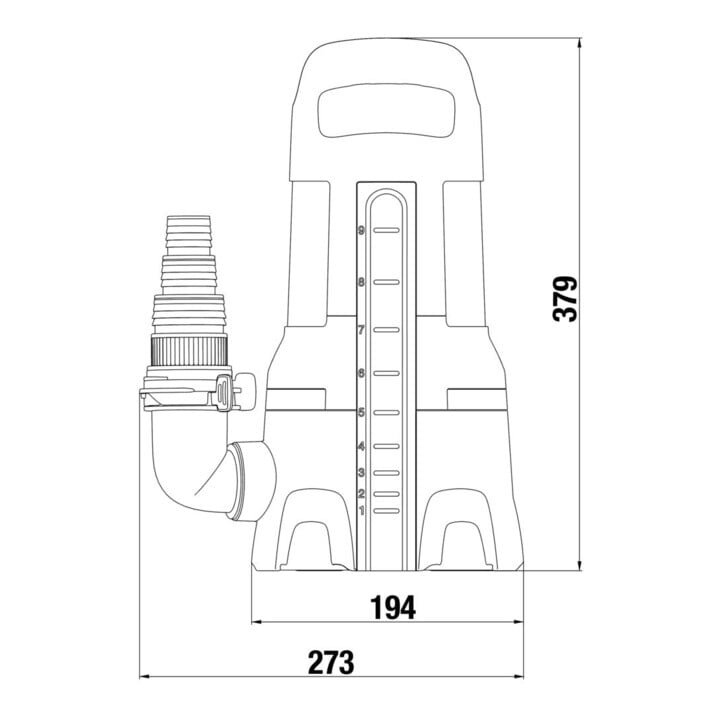 Gardena Pompe submersible eaux chargées 20000 aquasensor