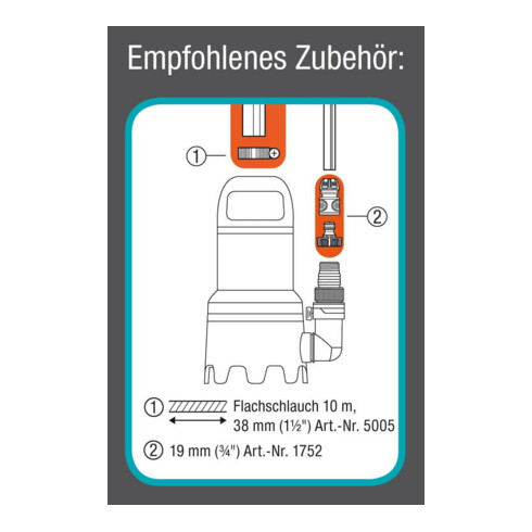 Gardena Pompe submersible eaux usées 16000
