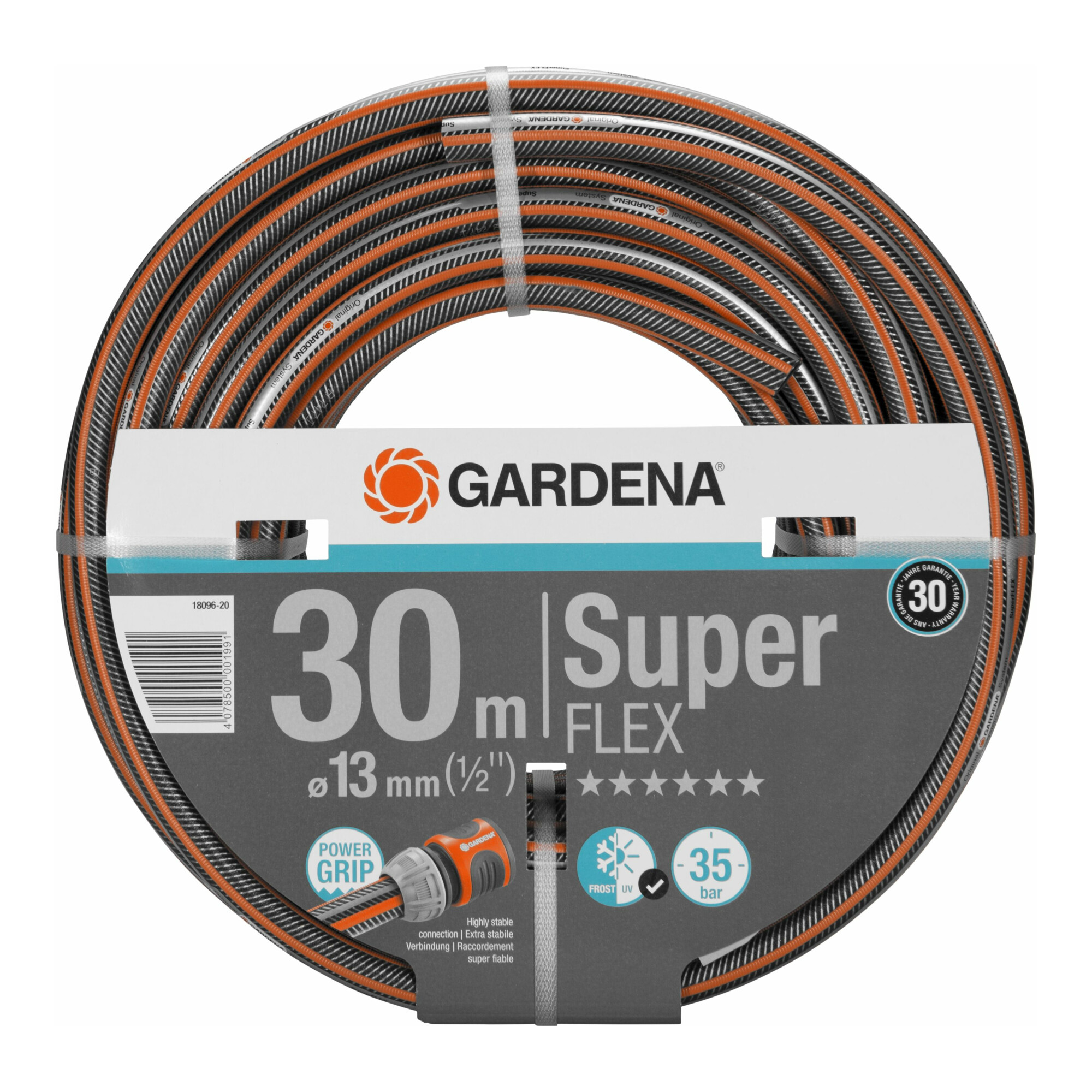 GARDENA Premium SuperFLEX Schlauch 12x12 13 mm (1/2"), 30 m o. A.