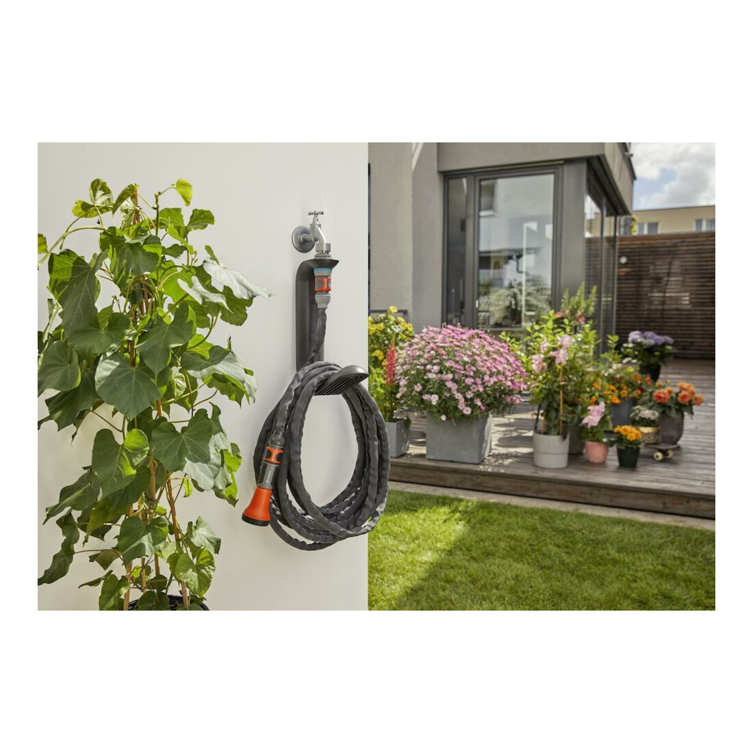 Gardena Rangement de tuyau Liano TapFix