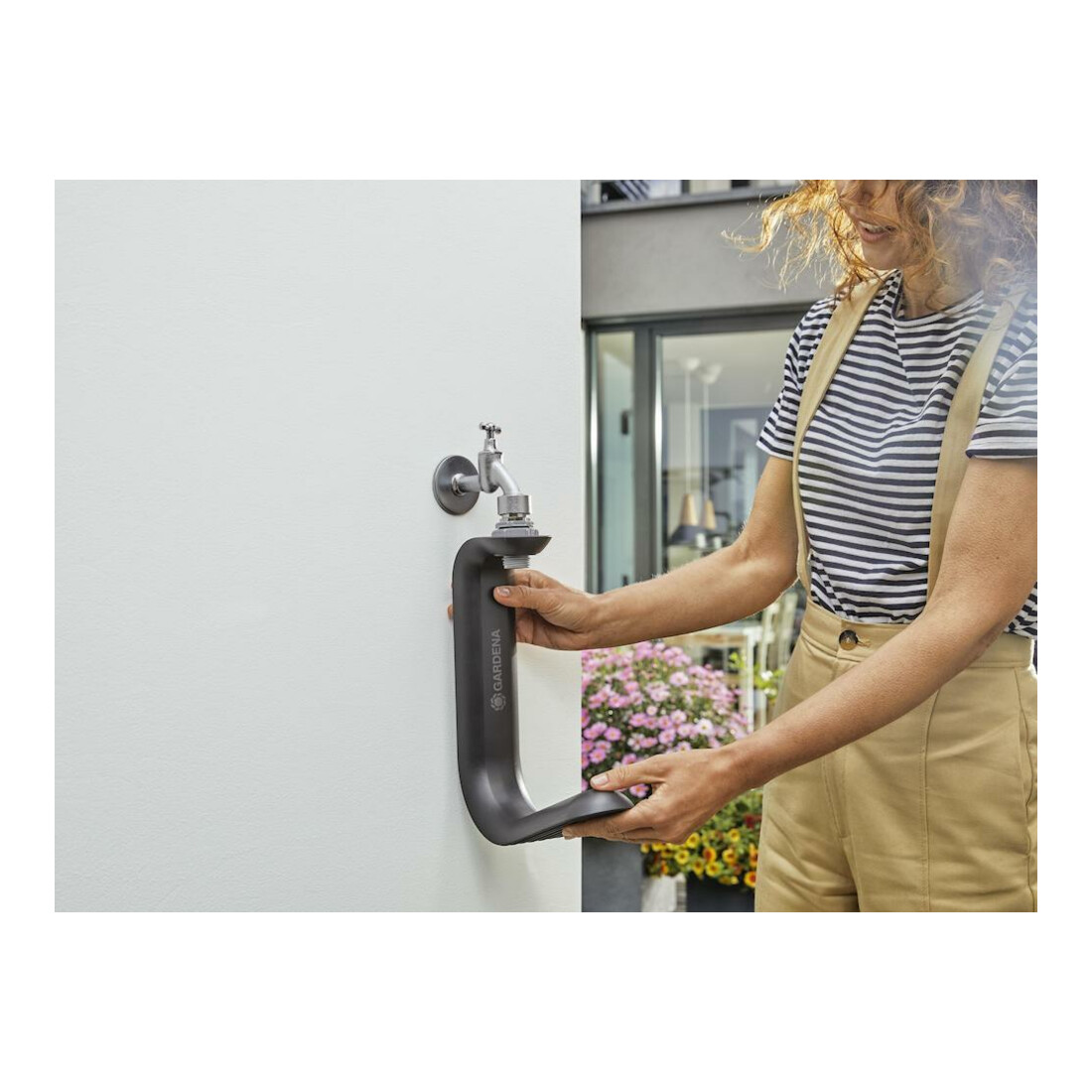 Gardena Rangement de tuyau Liano TapFix