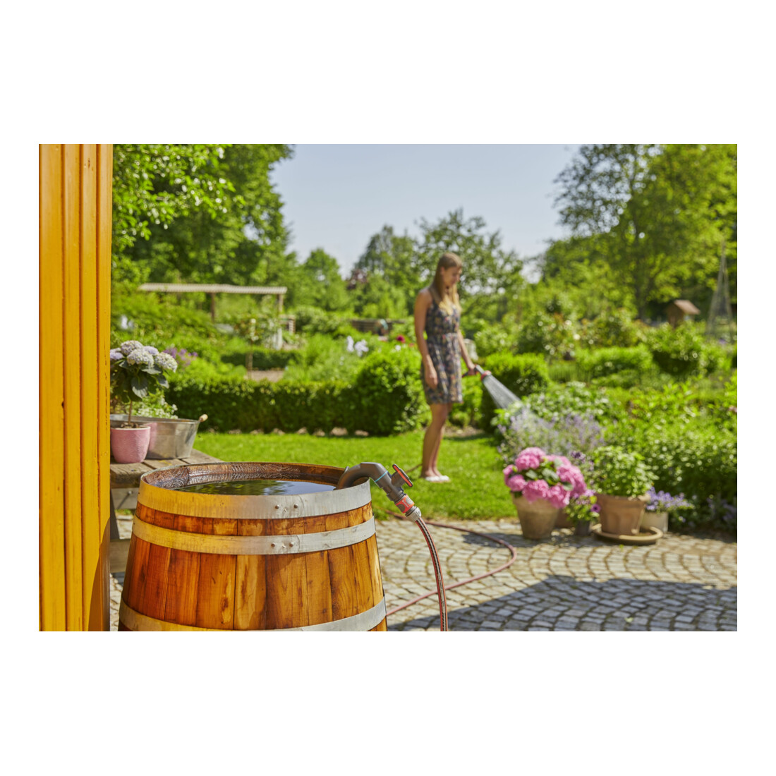 GARDENA Regenfasspumpe 4700/2 inox automatic