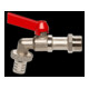 Gardena Robinet à boule G 1 filetage, tuyau 3/4"-1