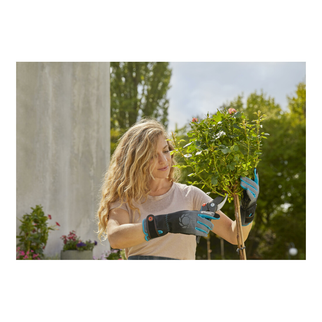 GARDENA Rosenhandschuh Größe 8 / M