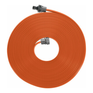 GARDENA Schlauch-Regner, orange, komplett mit Armaturen, Länge 15 m