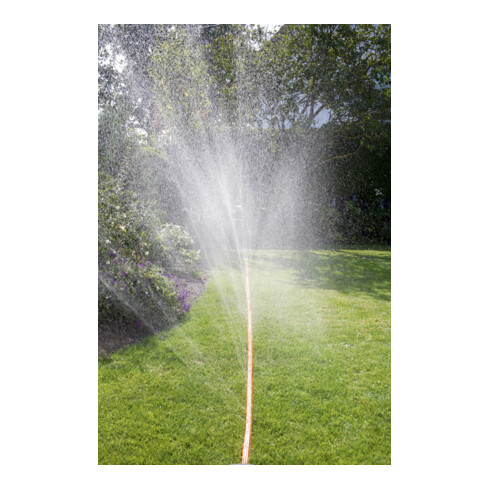 GARDENA Schlauch-Regner, orange, komplett mit Armaturen, Länge 15 m