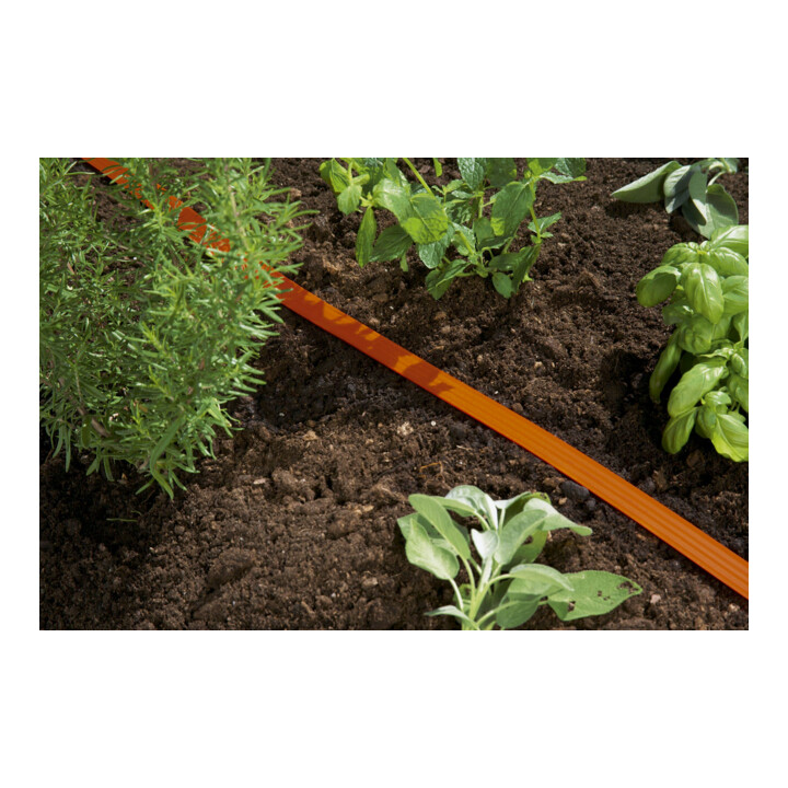 GARDENA Schlauch-Regner, orange, komplett mit Armaturen, Länge 7,5 m