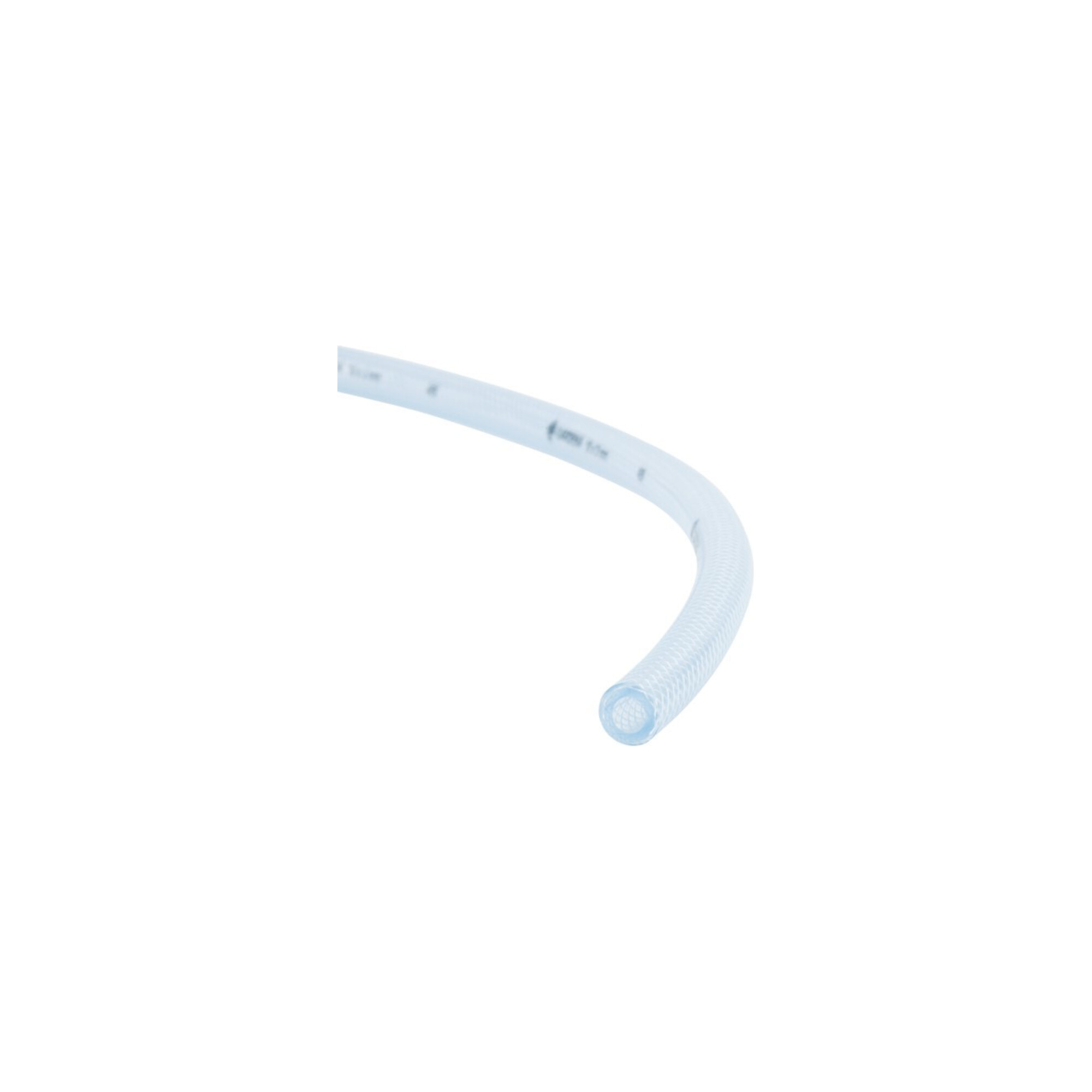 Gardena Schlauch transparent m. Gewebe, 10x3 mm, auf