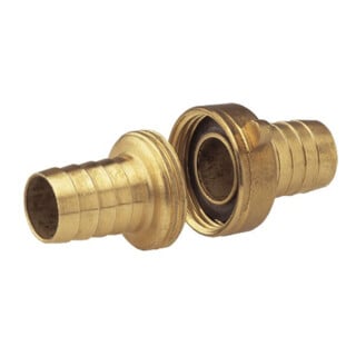 GARDENA Schlauchverschraubung 3teilig, 26,5 mm (G 3/4)-Gewinde / 13 mm (1/2")-Schläuche