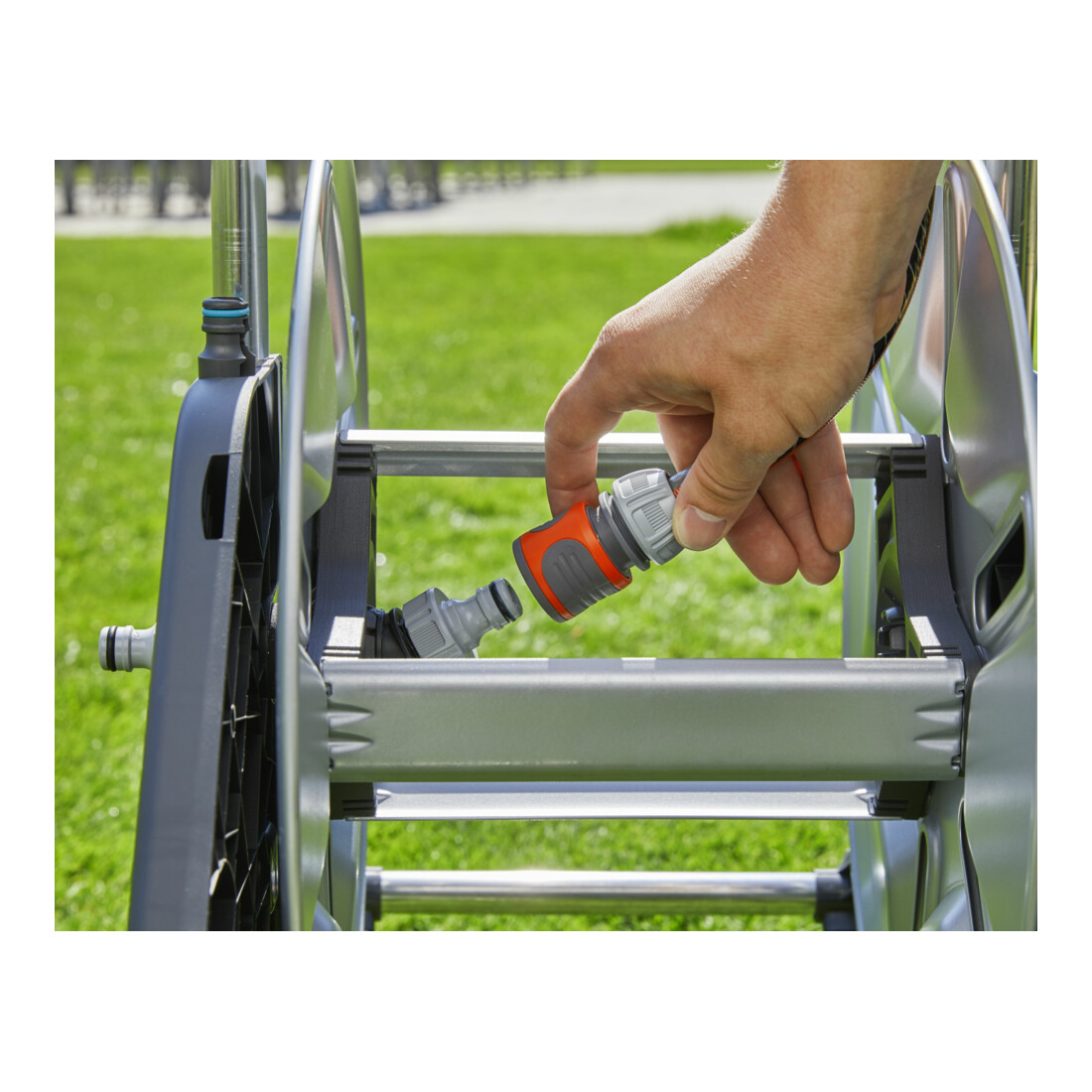 GARDENA Schlauchwagen CleverRoll M Easy Metall Set