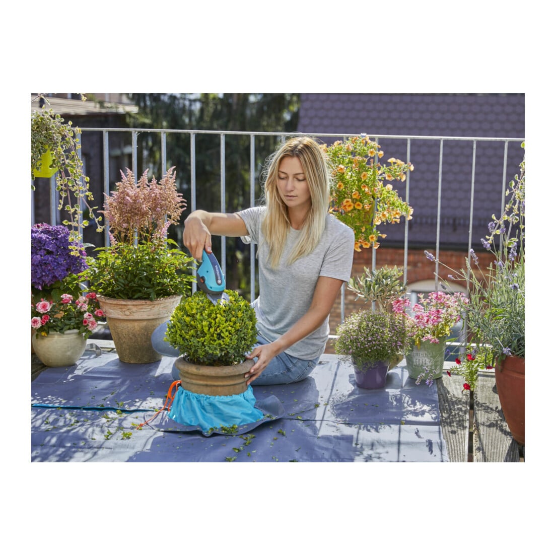 GARDENA Set Akku-Gras- und Strauchschere ClassicCut Li