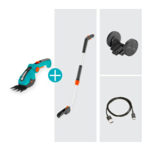 Gardena Set ComfortCut Li Cisaille à gazon sans fil