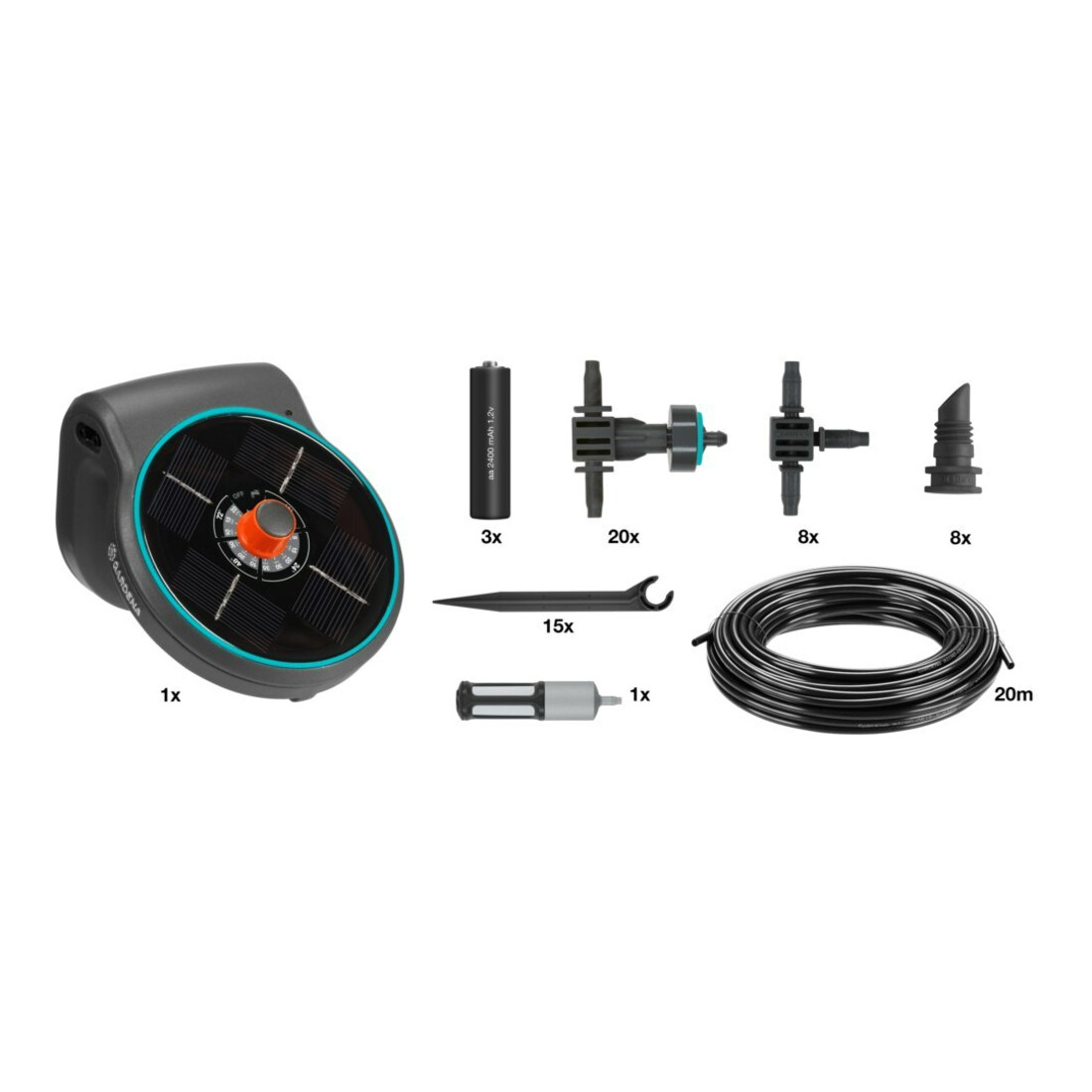 Gardena Set d'arrosage solaire aquaBloom 13300-20